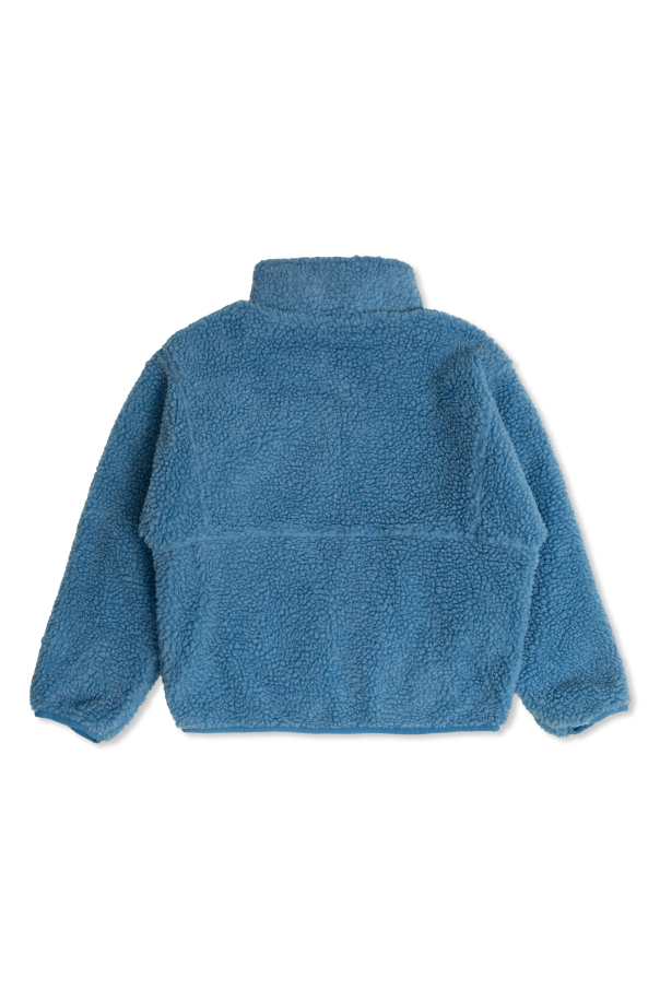 American Vintage Kids Fleece sweatshirt with stand-up collar