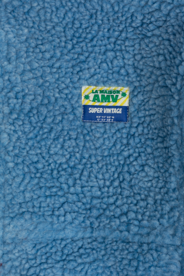 American Vintage Kids Fleece sweatshirt with stand-up collar