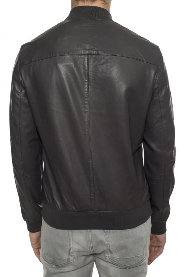 'Kino' leather jacket AllSaints - Vitkac Italy