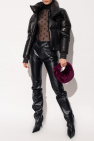 The Mannei ‘Klimarnock’ leather jacket with standing collar