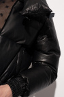 The Mannei ‘Klimarnock’ leather jacket with standing collar