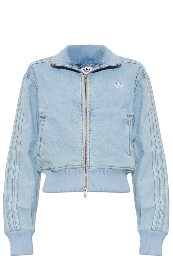Denim jacket with embroidered logo od ADIDAS Originals