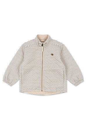 Jacket with striped pattern