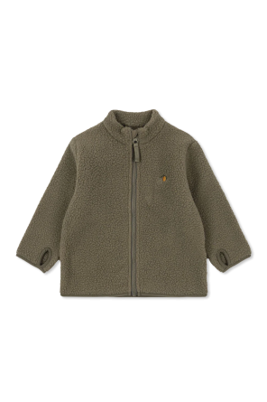 Fleece with patch