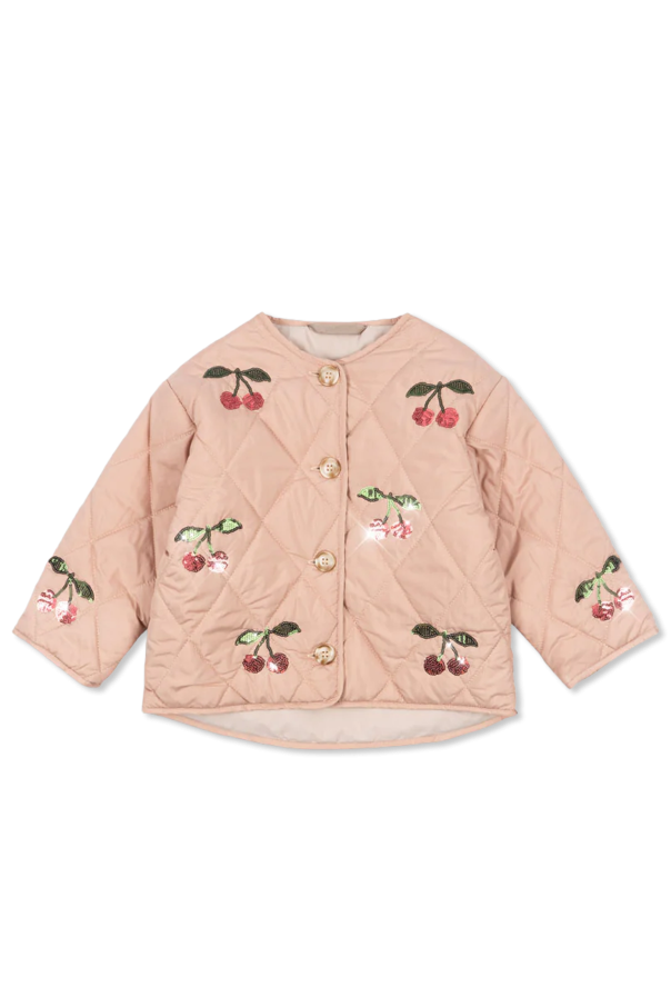 Quilted jacket with cherry motif od Konges Sløjd