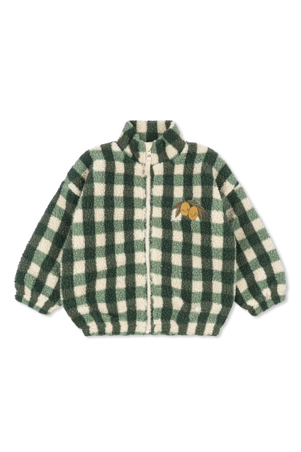 Fleece jacket with stand-up collar od Konges Sløjd