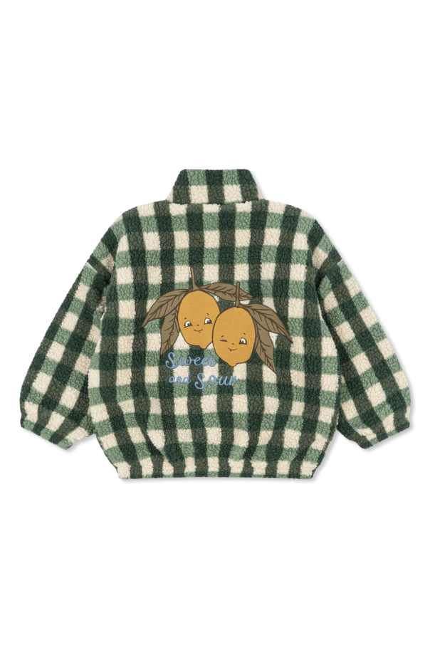 Konges Sløjd Fleece jacket with a stand-up collar