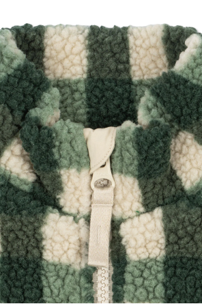 Konges Sløjd Fleece jacket with a stand-up collar