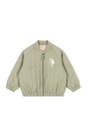 Quilted bomber jacket