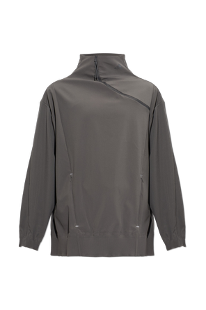 Oversized zip-up sweatshirt