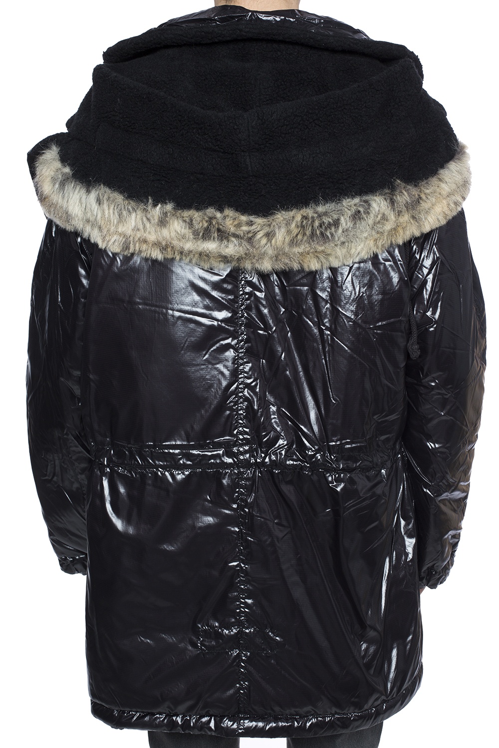 yeezy faux fur anorak jacket