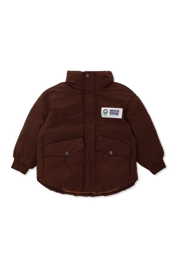 Insulated jacket with logo patch od American Vintage Kids