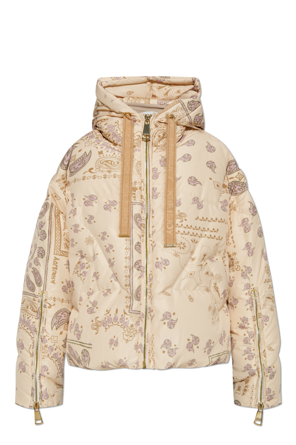 Khrisjoy Down jacket with paisley print