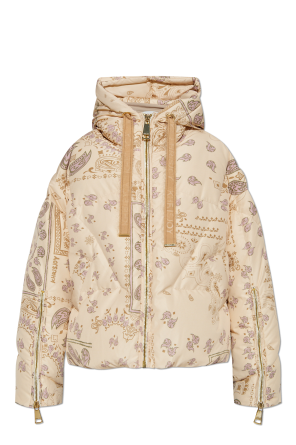 Down jacket with paisley print od Khrisjoy