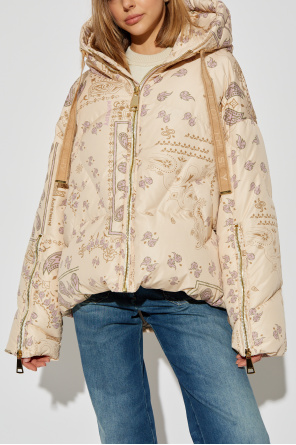 Khrisjoy Down jacket with paisley print