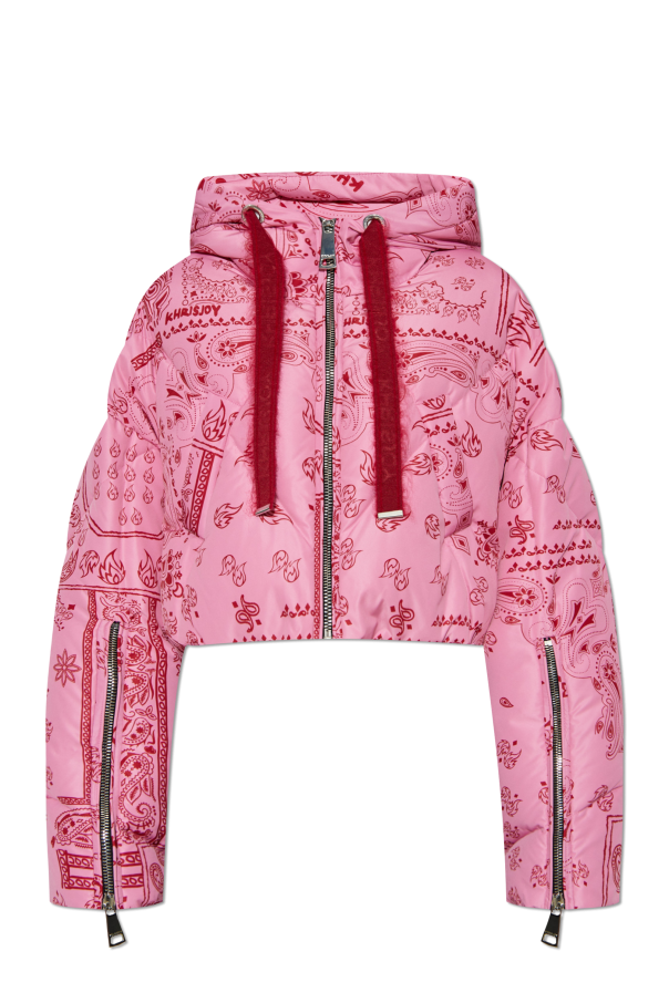 Khrisjoy Down jacket with paisley print