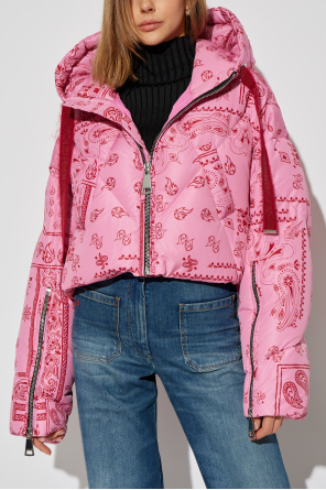 Khrisjoy Down jacket with paisley print