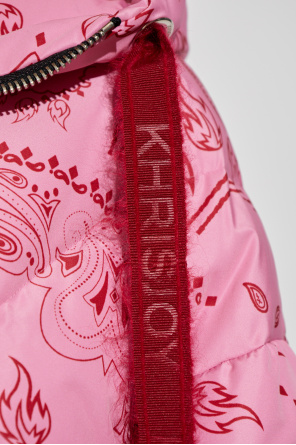 Khrisjoy Down jacket with paisley print