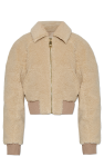 Khrisjoy beige Faux fur jacket
