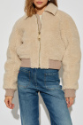 Khrisjoy beige Faux fur jacket