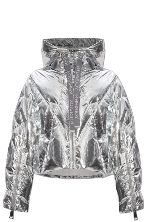 Down jacket with hood