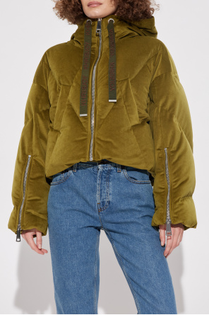 Khrisjoy Samt-Daunenjacke mit Kapuze