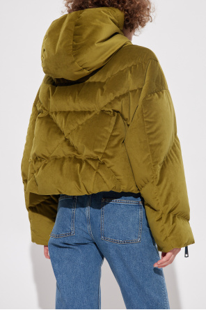 Khrisjoy Samt-Daunenjacke mit Kapuze