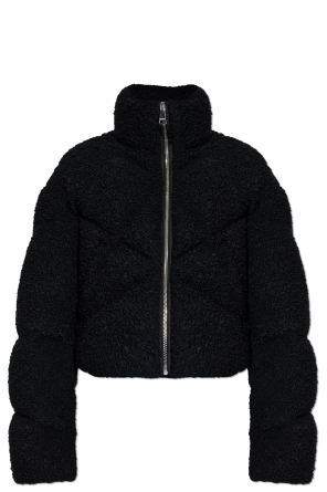 Insulated jacket with logo patch