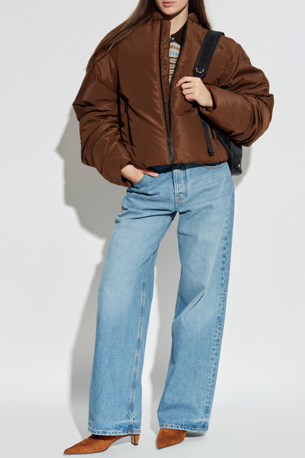 Khrisjoy Insulated jacket with ruched sleeves