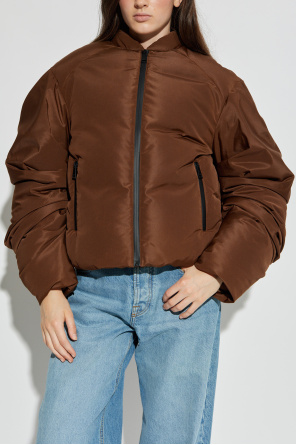 Khrisjoy Insulated jacket with ruched sleeves