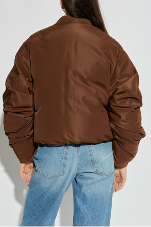 Khrisjoy Insulated jacket with ruched sleeves