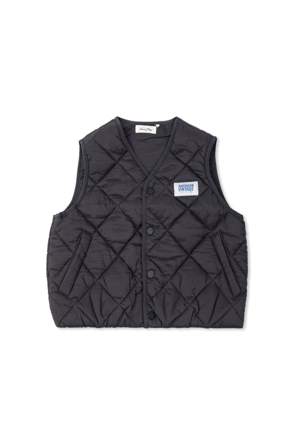 Padded vest with logo patch od American Vintage Kids