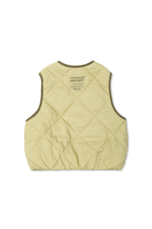American Vintage Kids Insulated waistcoat with logo patch