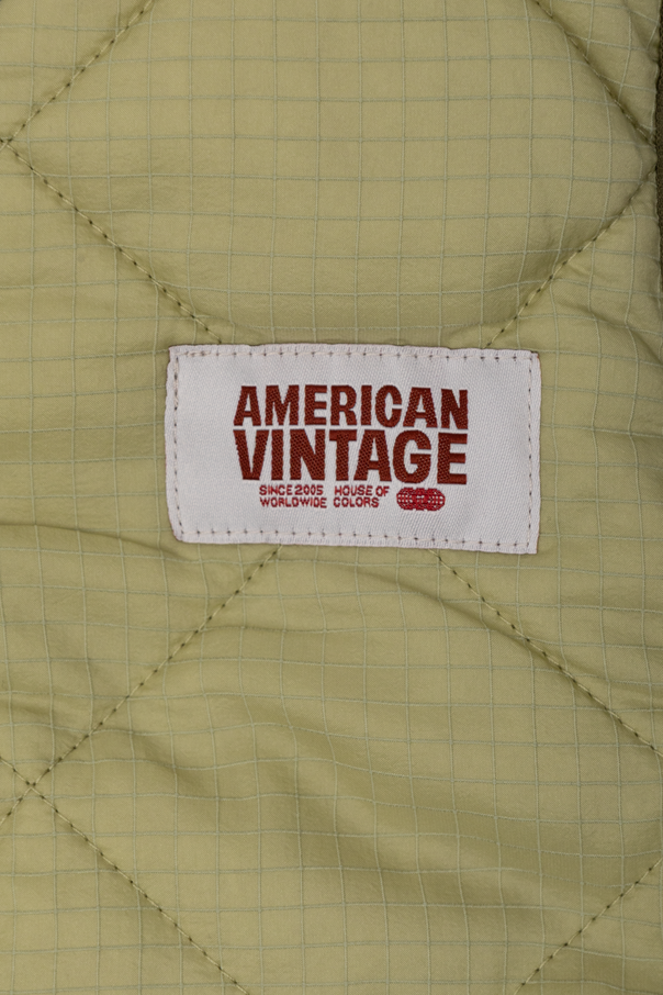 American Vintage Kids Insulated waistcoat with logo patch