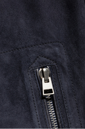 Tom Ford Chaqueta con parte delantera de ante