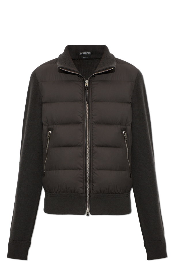 Wool cardigan with down front od Tom Ford
