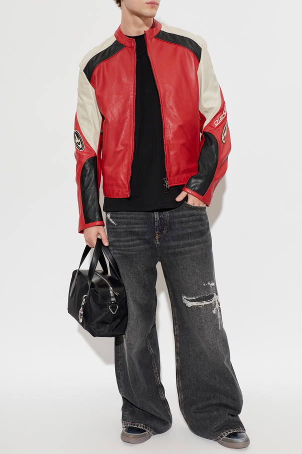 Diesel Chaqueta de cuero ‘L-AHTI’