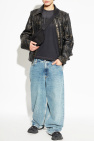 Diesel BLACK Leather jacket L-ALBERT
