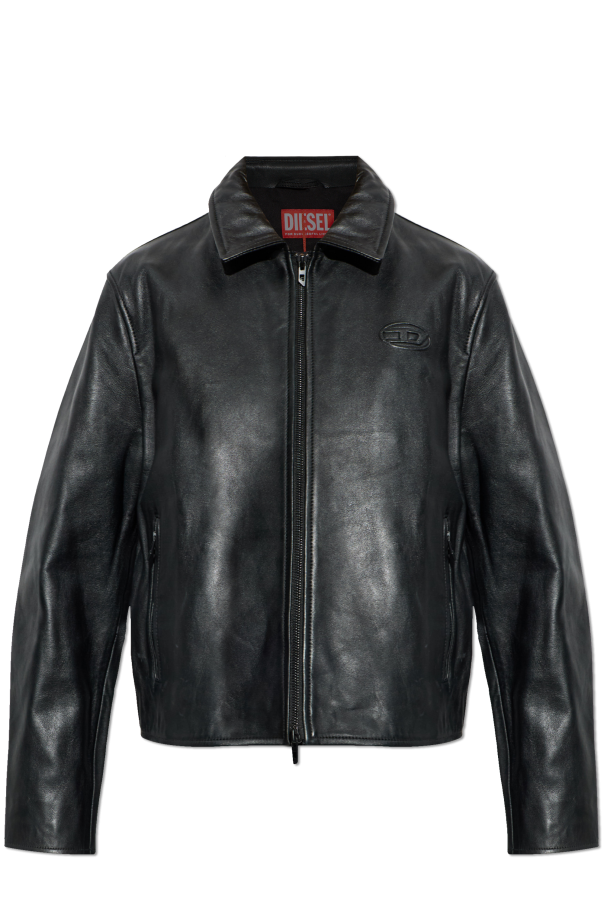 Diesel Leather jacket `L-AMAR-FEM-S2`
