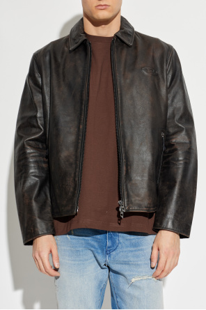 Diesel Leather jacket ‘L-AMAR-WRD’