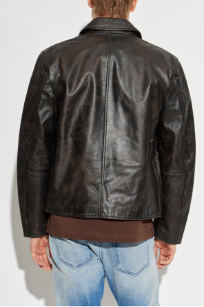 Diesel Leather jacket ‘L-AMAR-WRD’