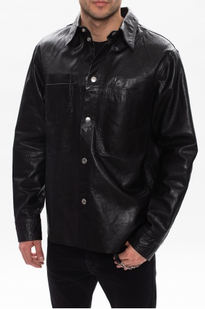 Diesel Leather overshirt