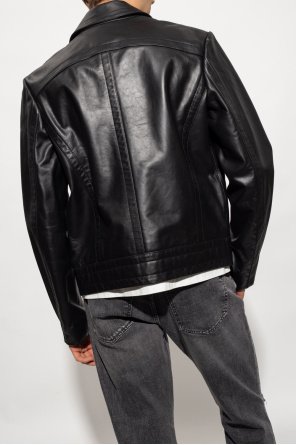 Diesel ‘L-Cale’ leather Kids jacket