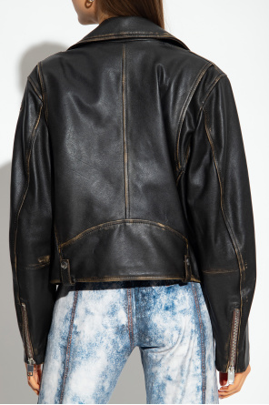 Diesel ‘L-EDME’ leather jacket
