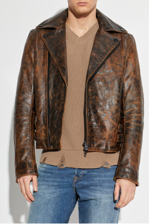 Diesel ‘L-EON’ leather jacket