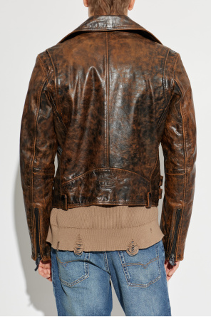 Diesel ‘L-EON’ leather jacket