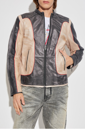 Diesel Leather jacket `L-EVERT`