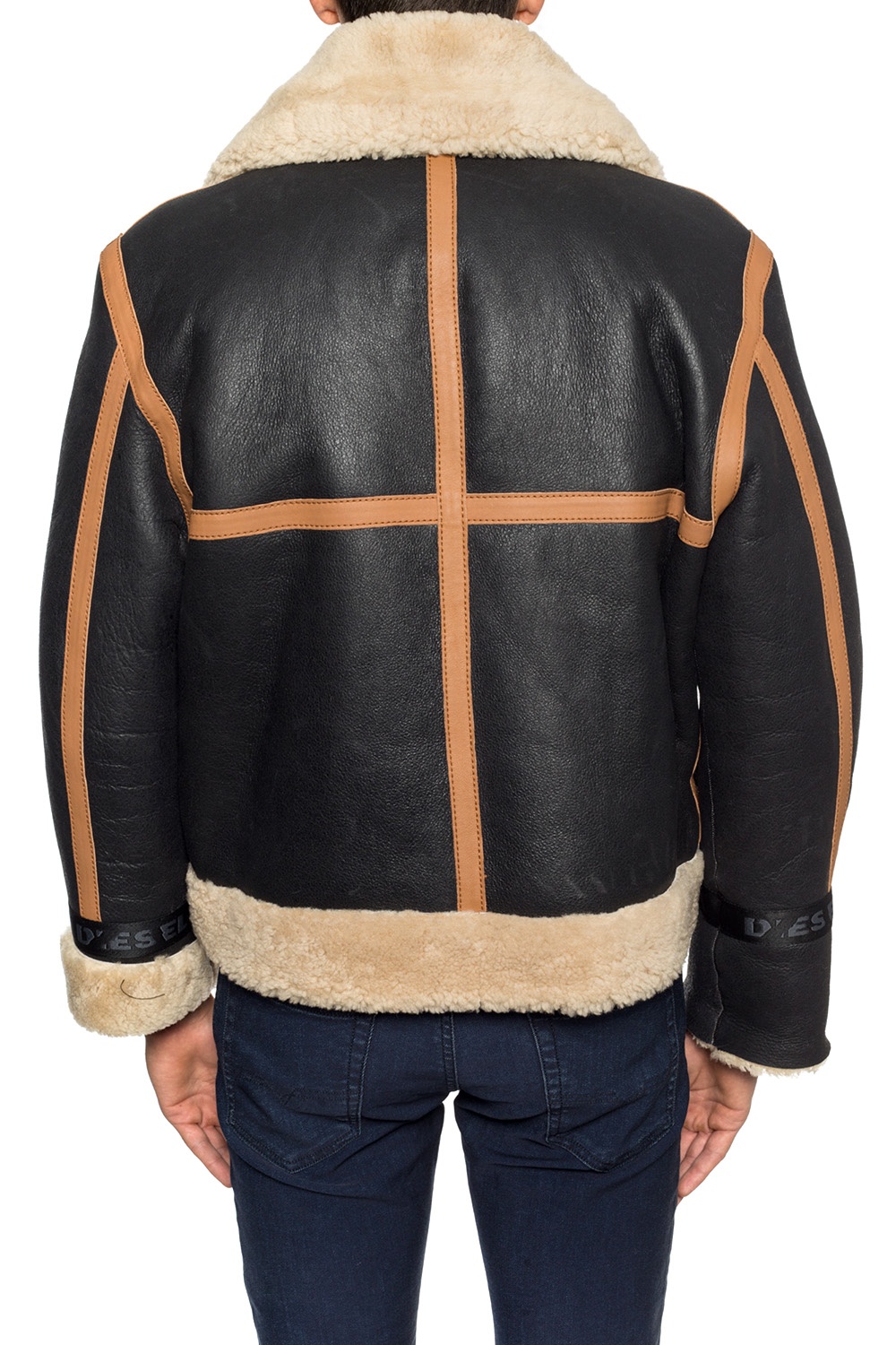 diesel shearling jacket