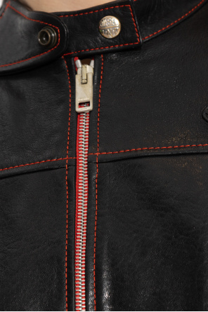 Diesel ‘L-FOX-A’ leather Nora jacket