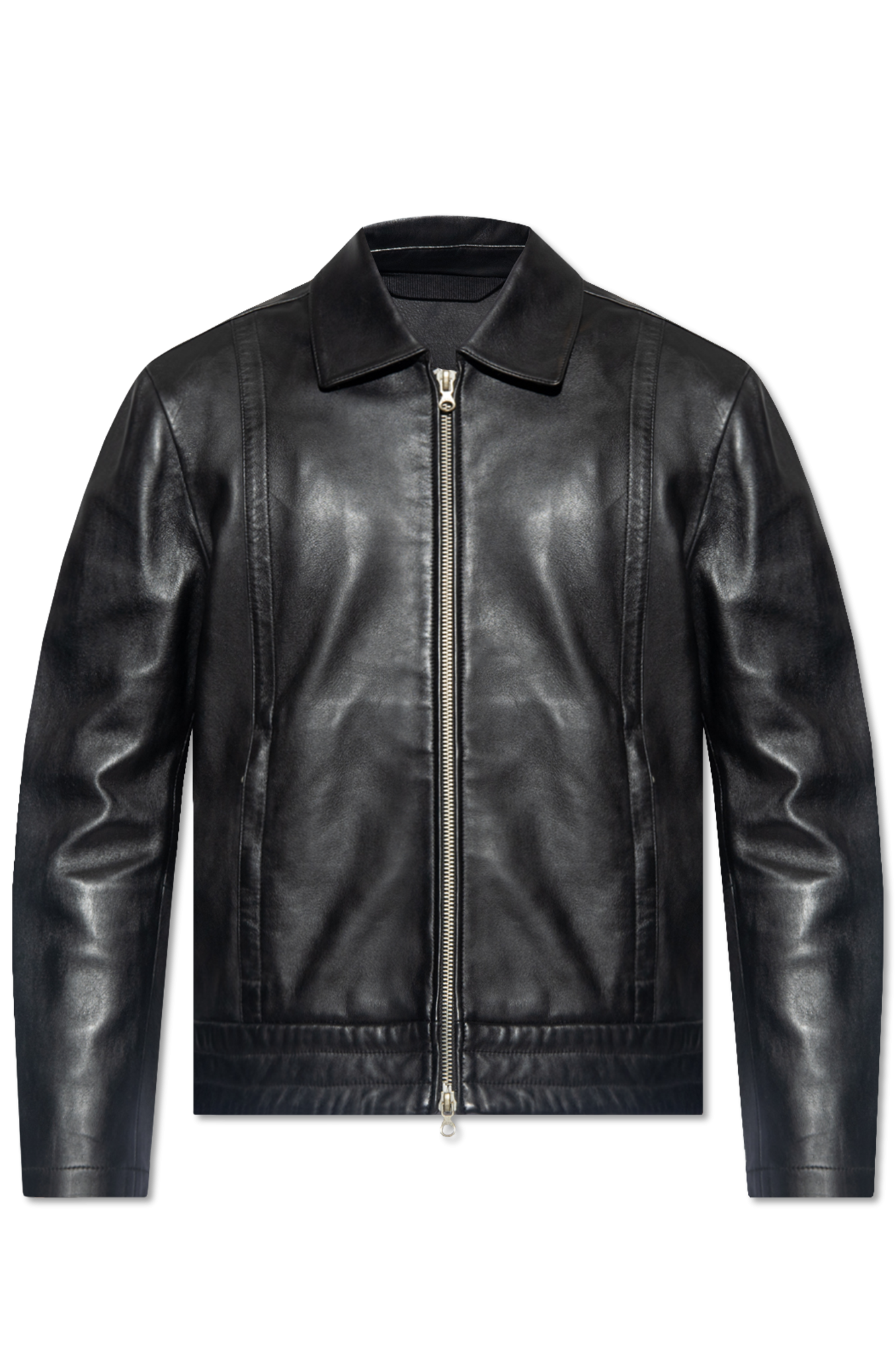 Black ‘L-HUDSON’ leather jacket Diesel - Vitkac GB